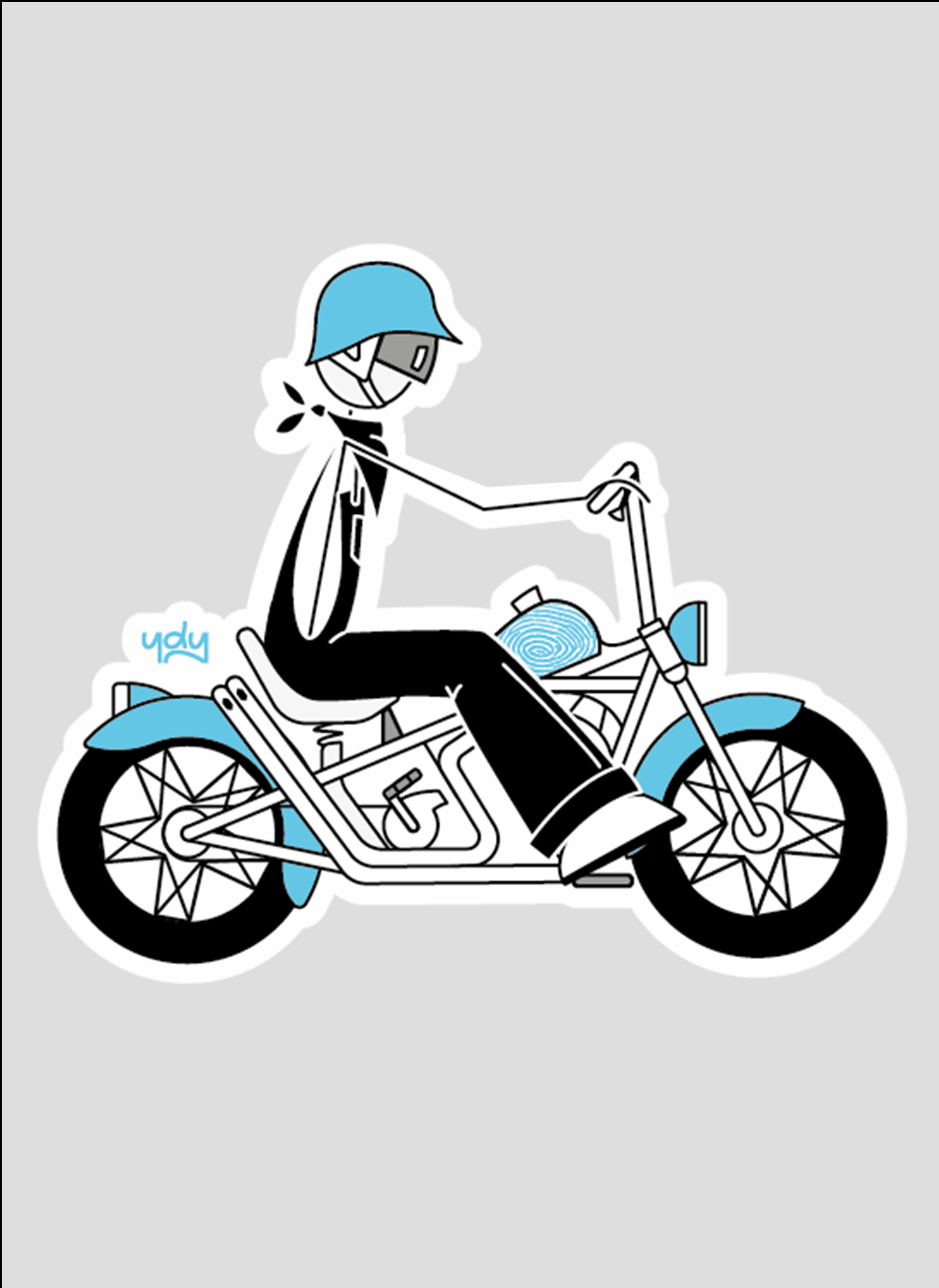 Sticker Moto