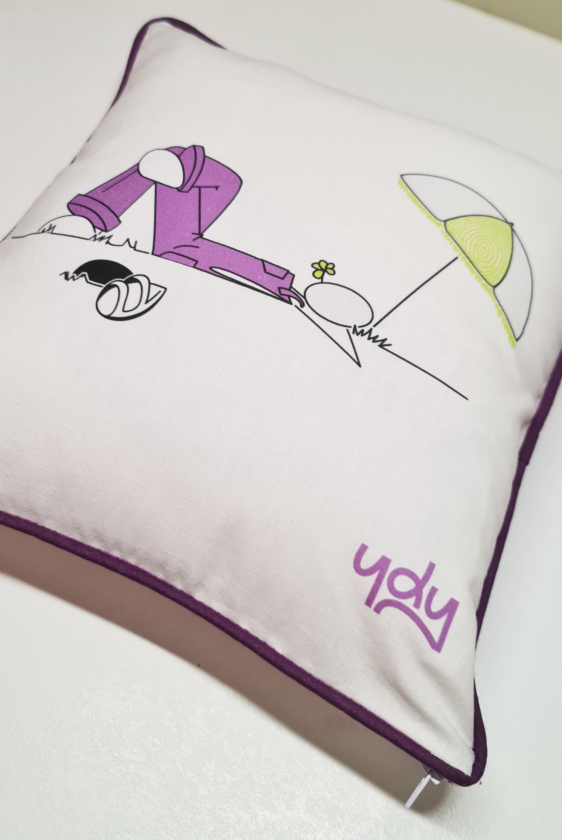 Housse de coussin plage